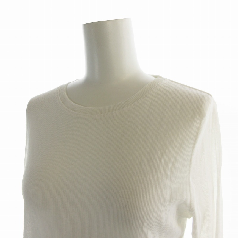 未使用 2024SS エーピーストゥディオ AP STUDIO Sheer rib T-sh F/グレー シアーリブTシャツ カットソー 長袖【2400014518146】 未使用 2024SS エーピーストゥディオ AP STUDIO Sheer rib T-sh