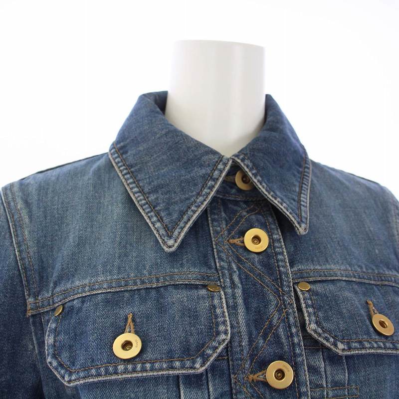 GUCCI』グッチ (38) ロゴボタン デニムジャケット 【公式通販】
