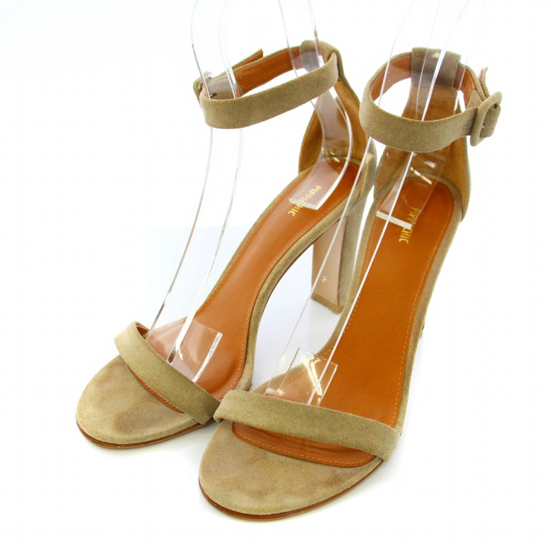 ピッピシック サンダル 38 ピッピシック☆ メタリックブラウン