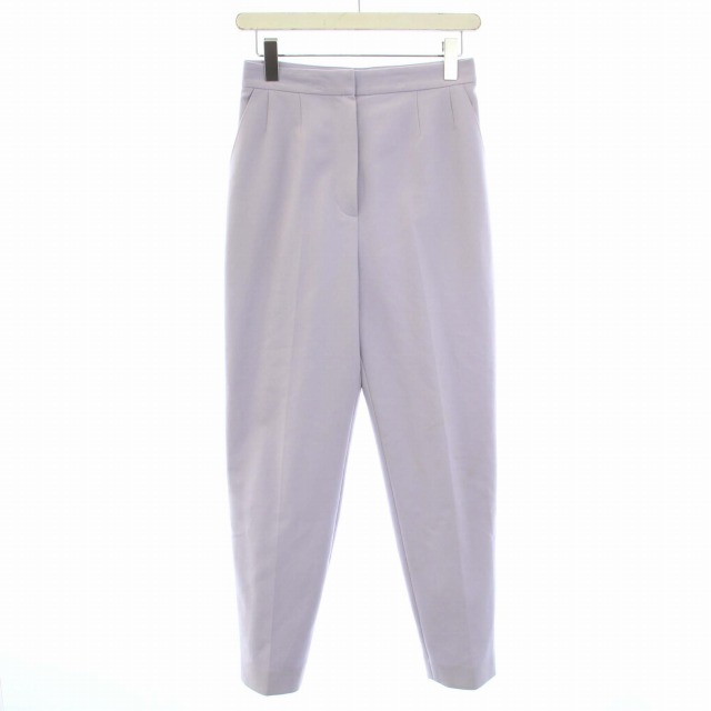 ルネ♡パンツ ルネ Rene パンツ スラックス ジップフライ 34 XS 紫 ラベンダー /TK