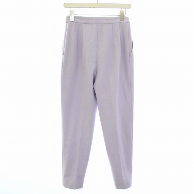 ルネ Rene パンツ スラックス ジップフライ 34 XS 紫 ラベンダー /TK