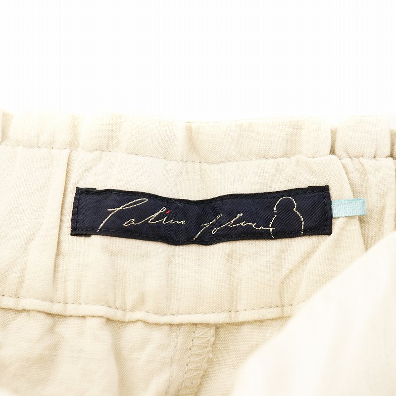 パラスパレス　リネンガウチョパンツ パラスパレス Pallas Palace ガウチョパンツ ワイドパンツ コットン