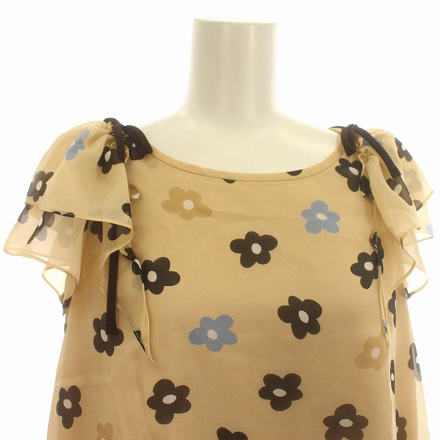 M&#39;S GRACY - エムズグレイシー M&#39;S GRACY カットソー シフォン 花柄 フロッキー M'S GRACY 2024 Summer Collection | msgracy