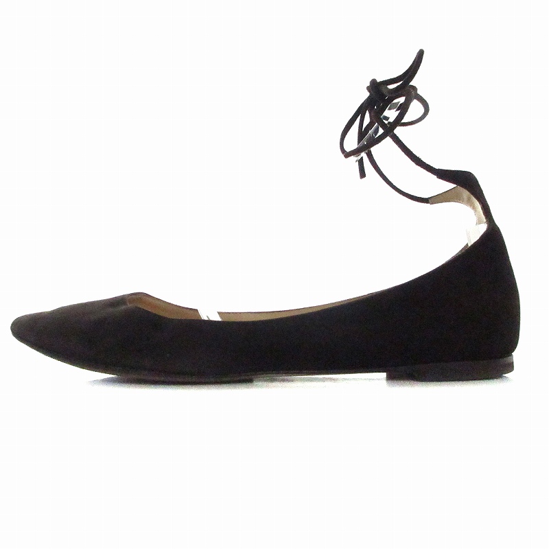 ジャンヴィトロッシ Gianvito Rossi パンプス スエード 編み上げ 