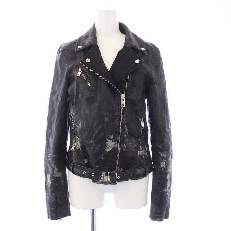 ディーゼル DIESEL KERBIZ-SP-NE ライダースジャケット ダブル