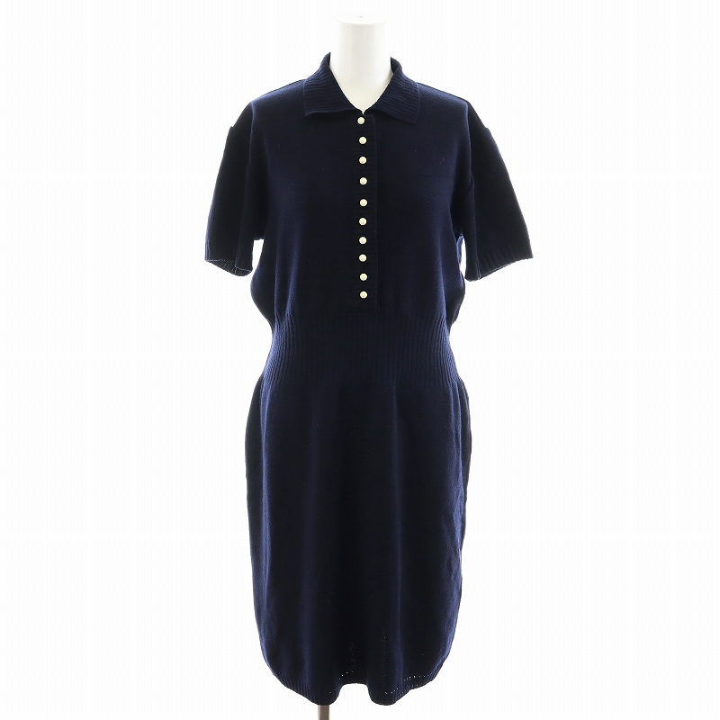 FENDI 半袖ニット 42 FENDI (フェンディ) FF柄 クルーネック ニット FDFZX091APJK