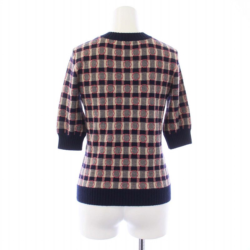 CHANEL 半袖カシミア CHANEL シャネル ショートスリーブ ニット 半袖 カシミヤ カシミア