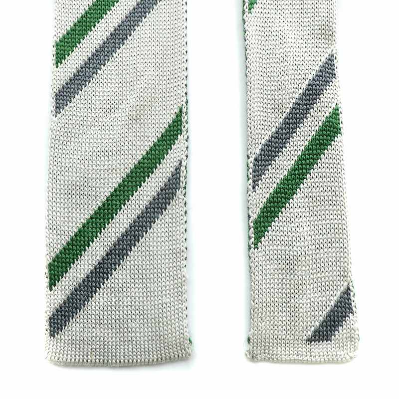 トムブラウン THOM BROWNE レジメンタルニットタイ ネクタイ スクエア