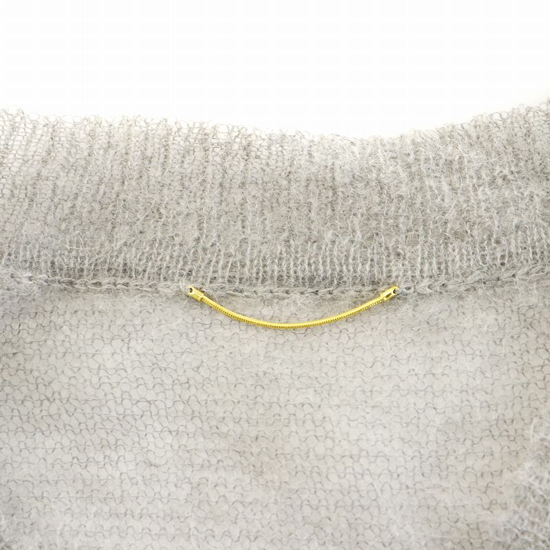 ドゥーズィエムクラス DEUXIEME CLASSE 23AW L'Appartement Sheer V/N Mohair Knit ニット カットソー グレー ドゥーズィエムクラス DEUXIEME CLASSE 23AW L'Appartement
