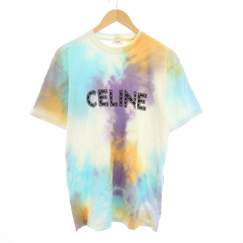 CELINE ロゴ Tシャツ 21ss セリーヌ CELINE セリーヌ 国内正規品 21SS クラシック ロゴ 半袖 Tシャツ
