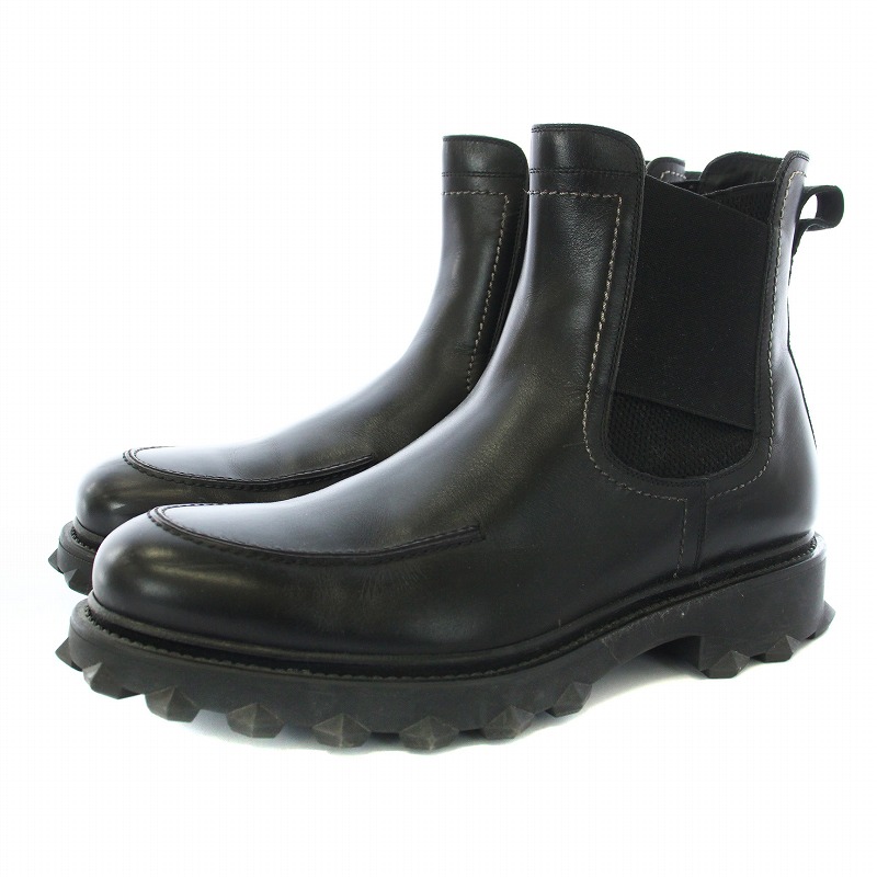 サルヴァトーレフェラガモ　ショートブーツ　8 1/2 ブラック　レザー 楽天市場】Salvatore Ferragamo サルヴァトーレフェラガモ SHORT