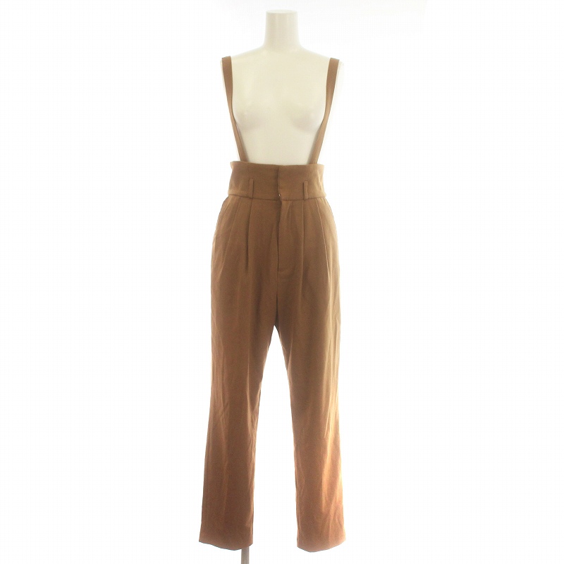 クラネ CLANE UP WAIST SUSPENDERS PANTS ハイウエスト