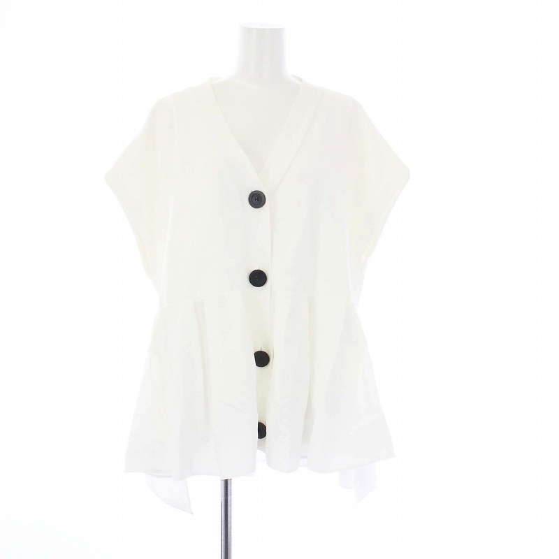 アドーア ADORE 24SS タフタペプラムカーデ カーディガン ニット アドーア ADORE 24SS タフタペプラムカーデ カーディガン ニット
