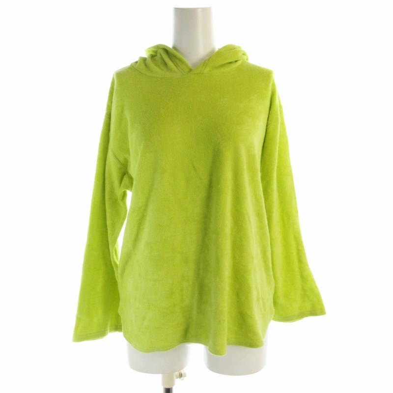 美品】ギャルリーヴィー コットン カシミア パイルフーデッドプル