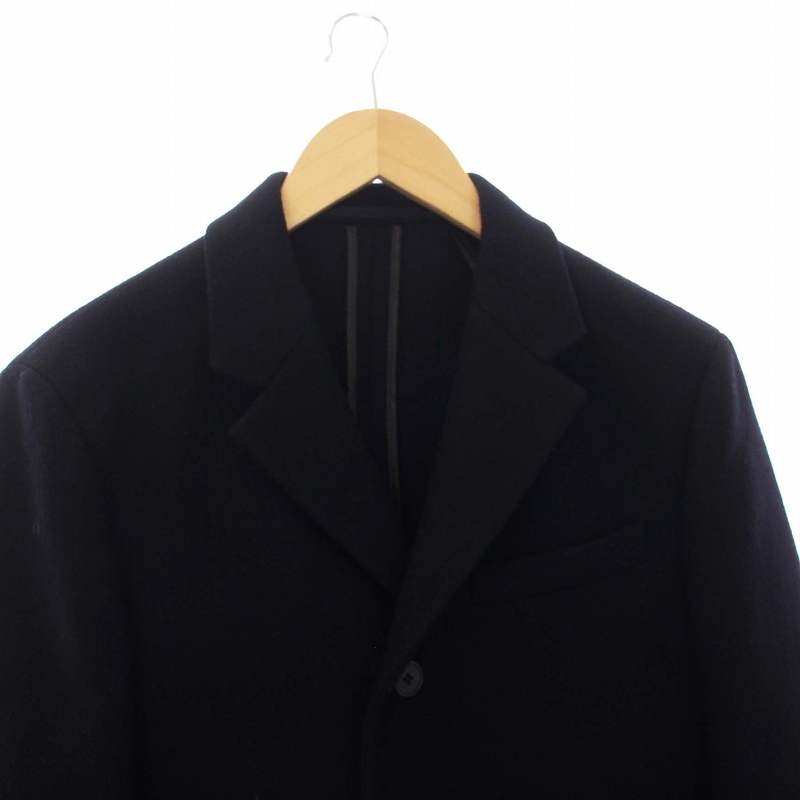 PRADA 黒 ウール チェスターコート PRADA - prada チェスターコート 22aw 2022 ブラック アウター