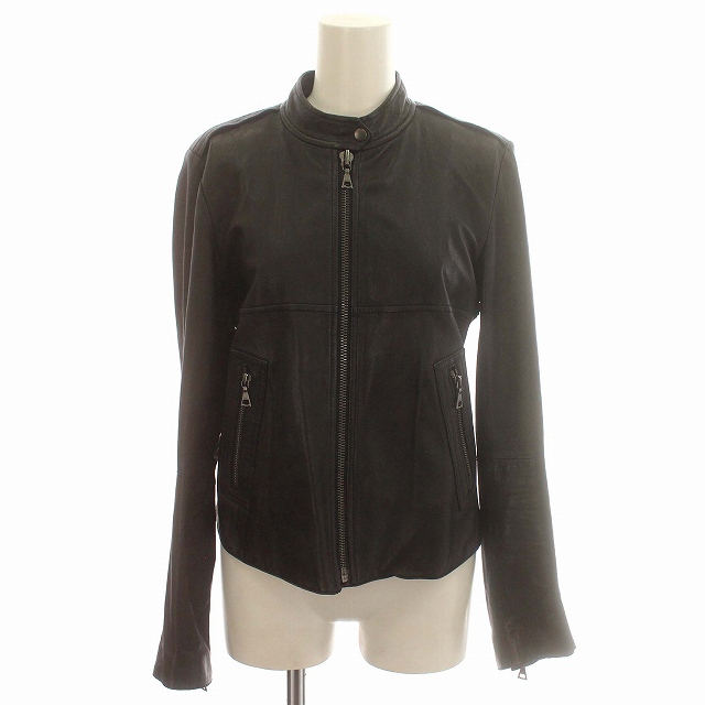 theory ラムレザー ライダースジャケット theory 21AW
