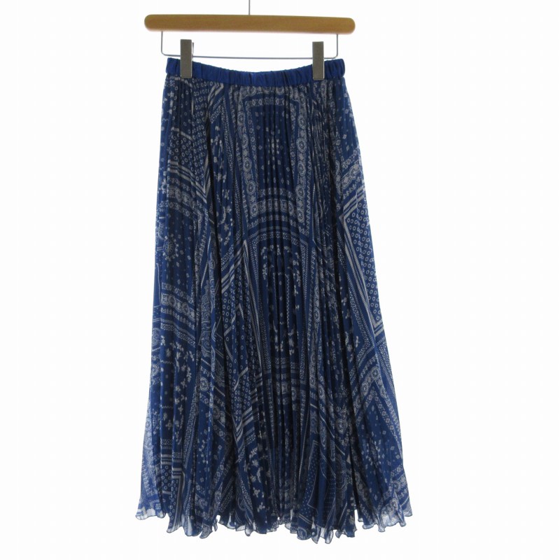 ユナイテッドアローズ UNITED ARROWS バンダナ プリーツスカート