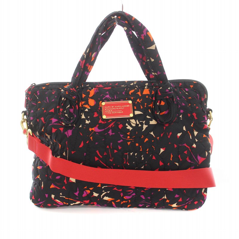 MARC JACOBS マークジェイコブス マルチカラー PCケース バッグ MARC