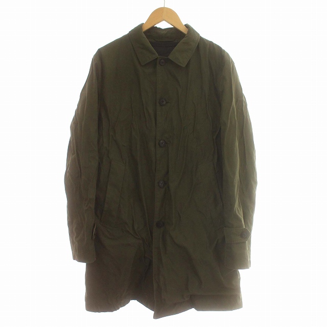 グリーンレーベルリラクシング ライナー付き ステンカラーコート ブラック XL WORK TRIP OUTFITS GREEN LABEL RELAXING（ワークトリップアウト