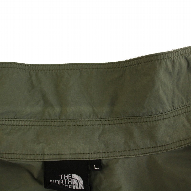 THE NORTH FACE - THE NORTH FACE メリディアンシャツ 半袖 ナイロン L カーキ ザノースフェイス THE NORTH FACE MeridianShirt メリディアン