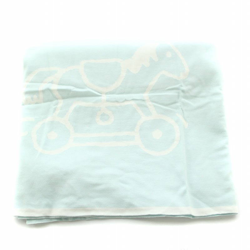 HERMES エルメス ベビーブランケット 木馬柄