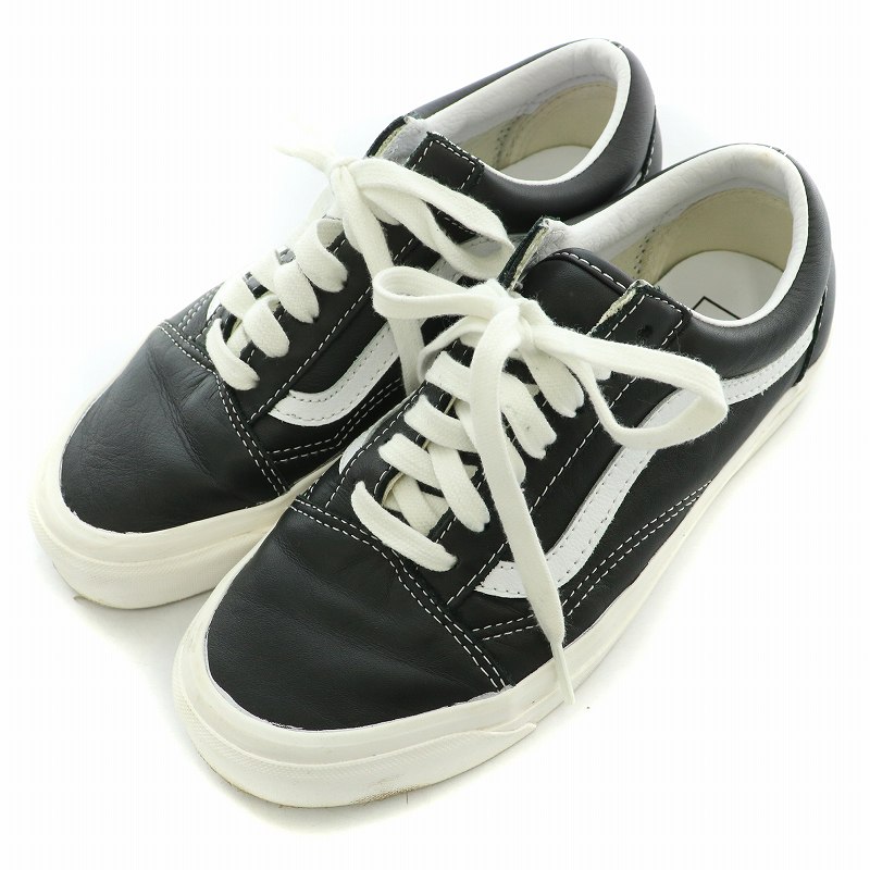 ぱんページ バンズ VANS ローカットスニーカー シューズ レザー ロゴ US7.5