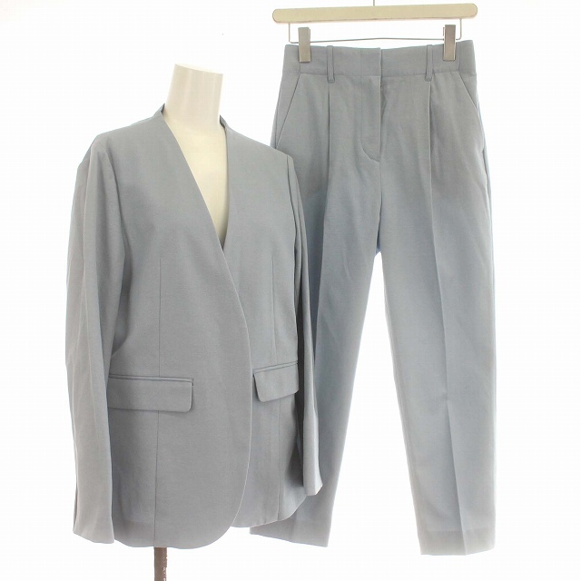 スピック&スパン Spick&Span リネン混 スーツ セットアップ ノー