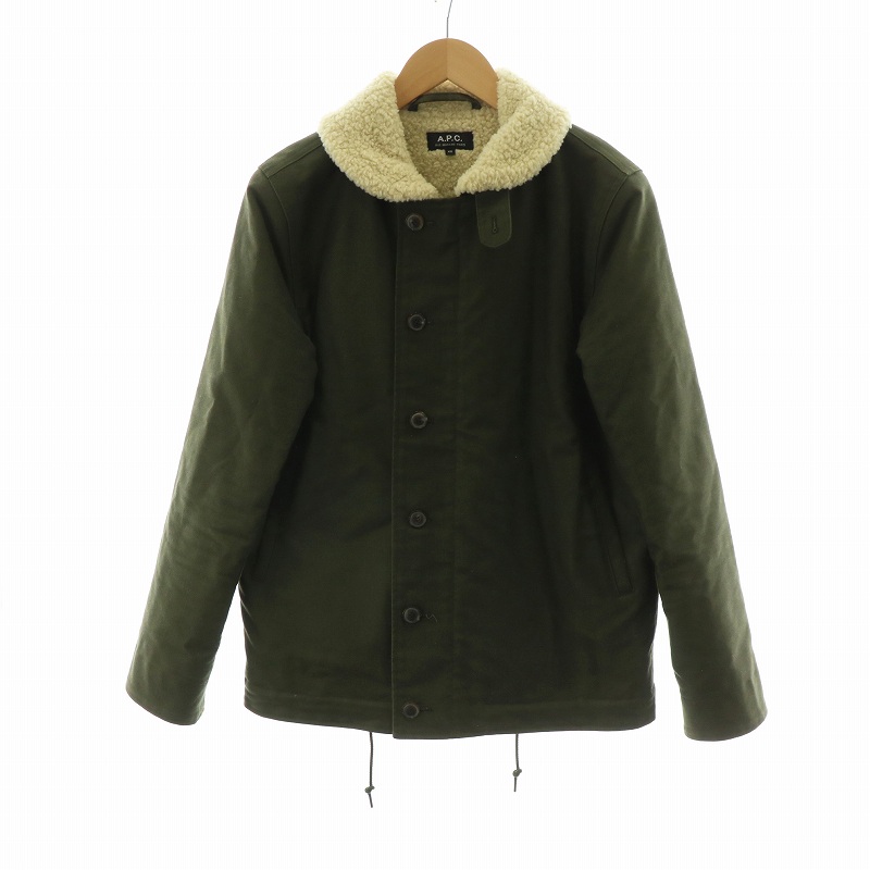 アーペーセー A.P.C. デッキジャケット 裏地ボア アウター XS