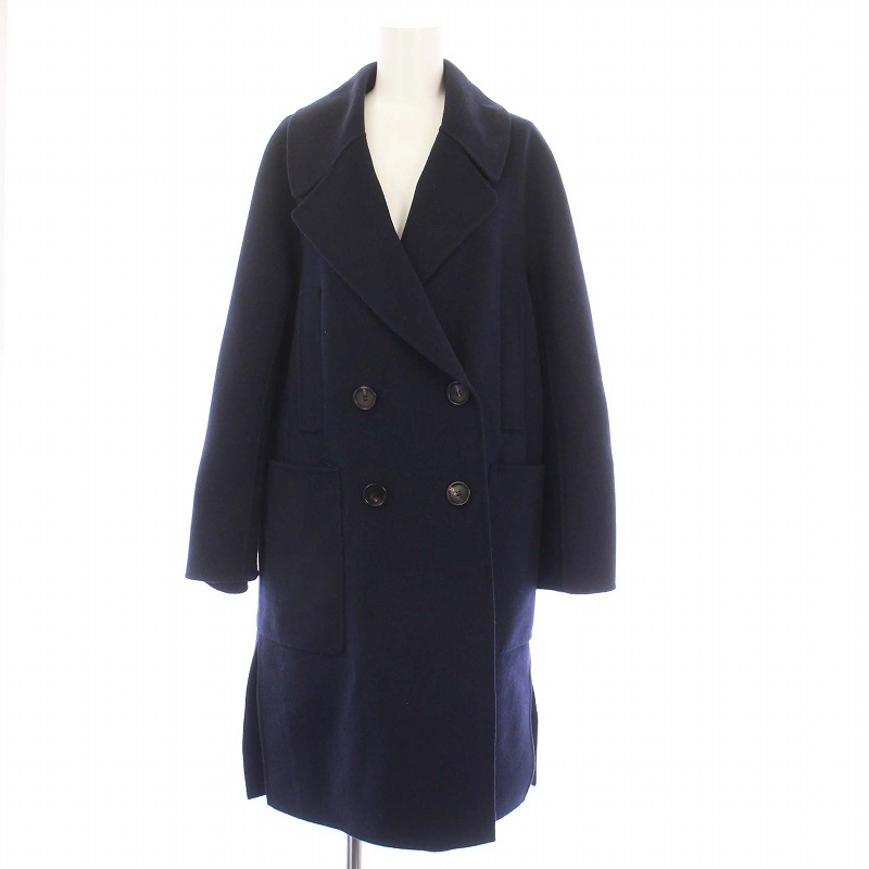新品【S Max Mara】ピュア ヴァージンウール ダブルフェイス コート