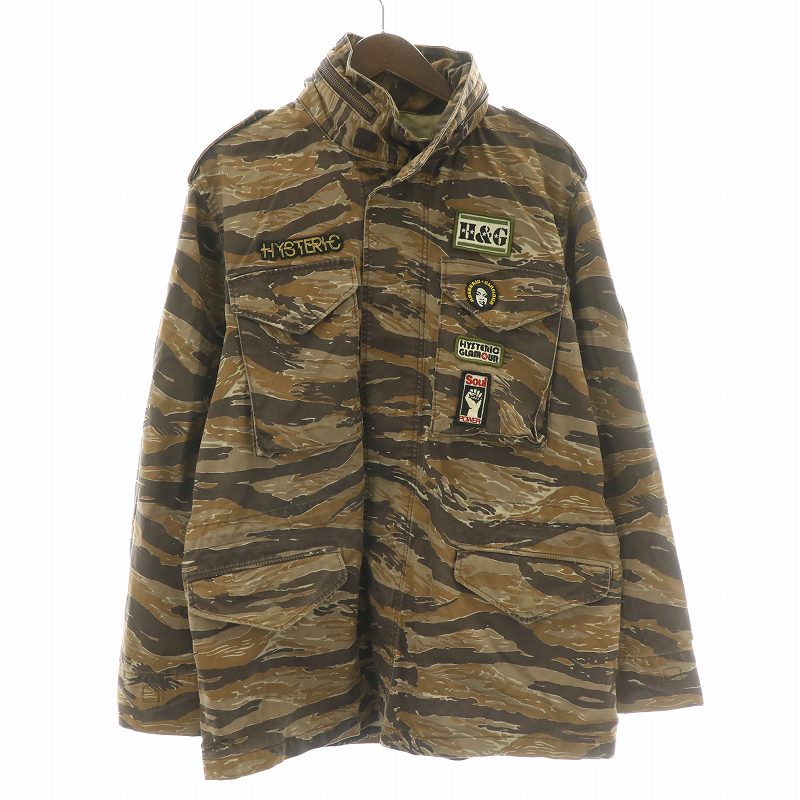 HYSTERIC GLAMOUR 迷彩柄ミリタリージャケット
