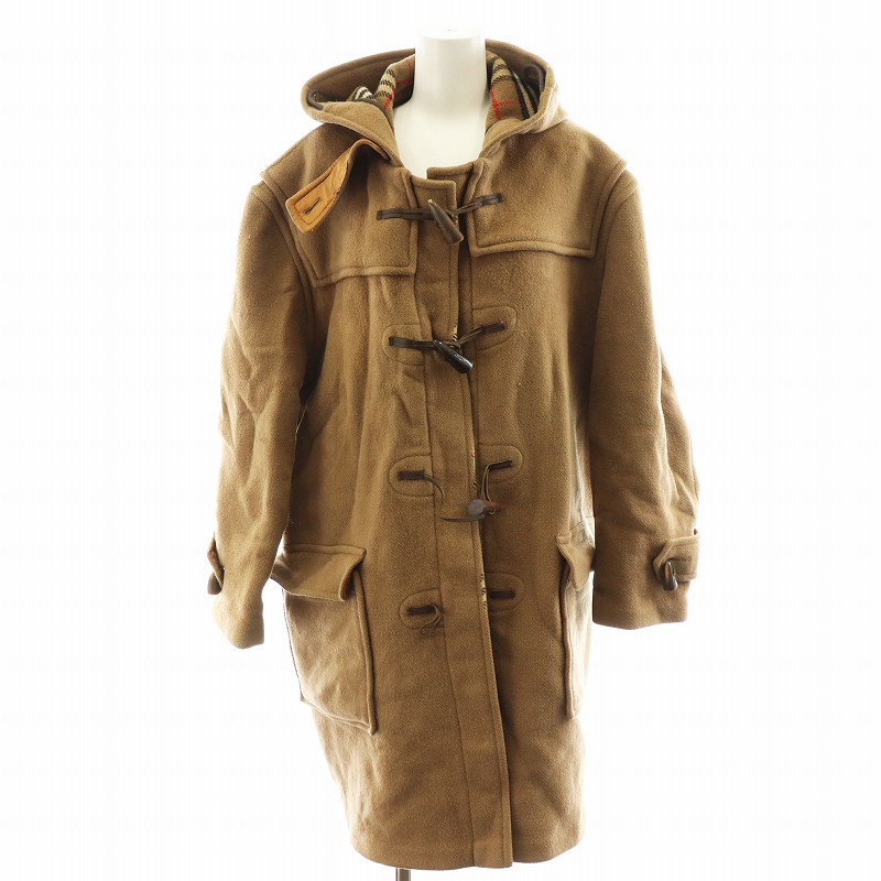 BURBERRY ノバチェック ダッフルコート ロング キャメル ヴィンテージ