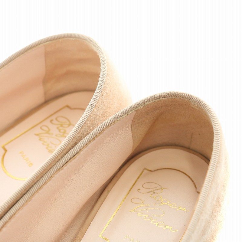 Roger Vivier ピンク　フラットシューズ 极具 Vivier 风格的 Viv' Run | Roger Vivier