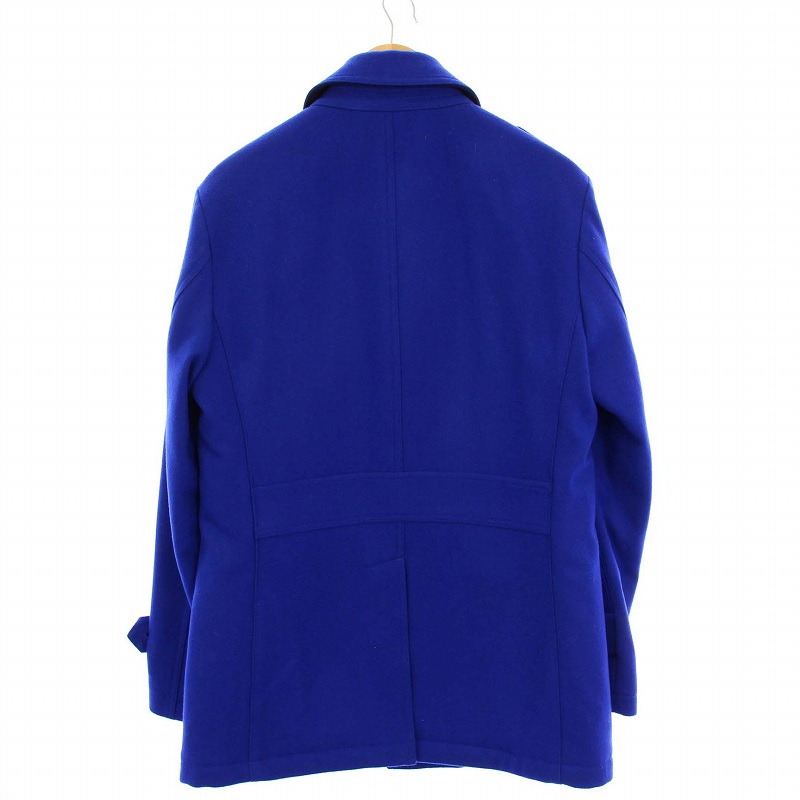 バーバリーブラックレーベル ステンカラーコート 青 Mサイズ バーバリーブラックレーベル ステンカラーコート 青 Mサイズ