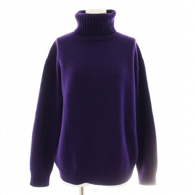 ドゥロワー Drawer 7Gカシミヤタートルネックプルオーバーニット  