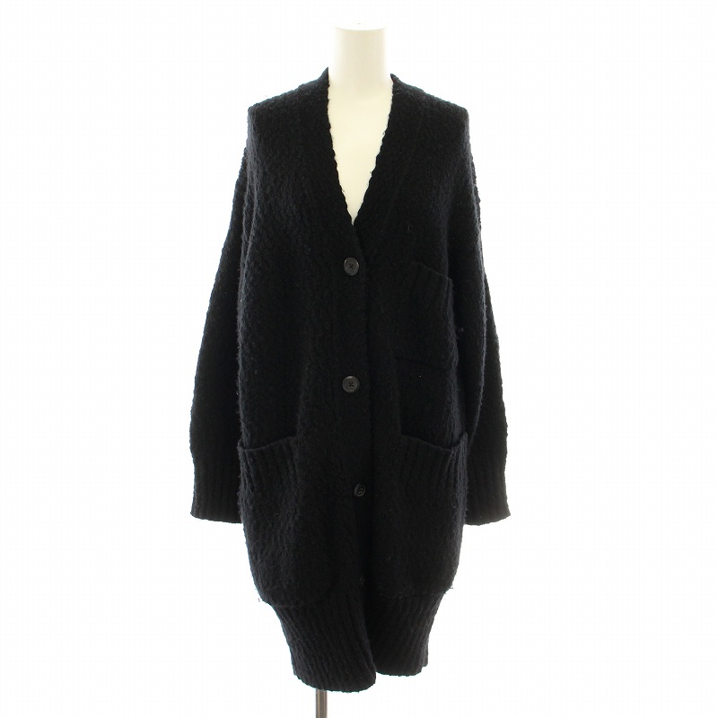 Drawer ムートンパッチ カーディガン 【公式通販】