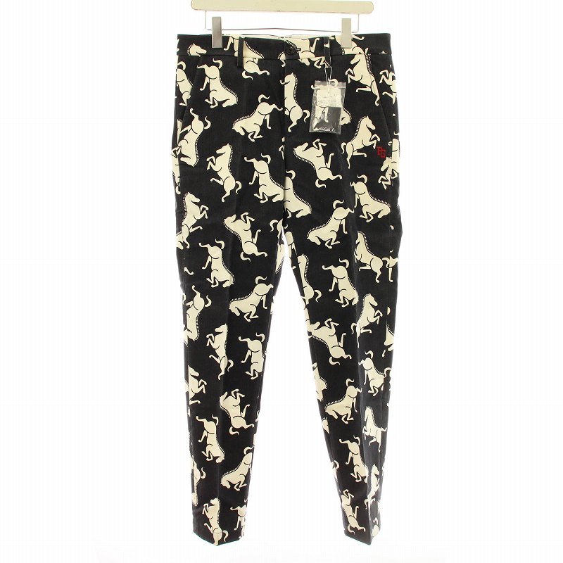 未使用品 パーリーゲイツ PEARLY GATES 馬柄 ストレッチ テーパード