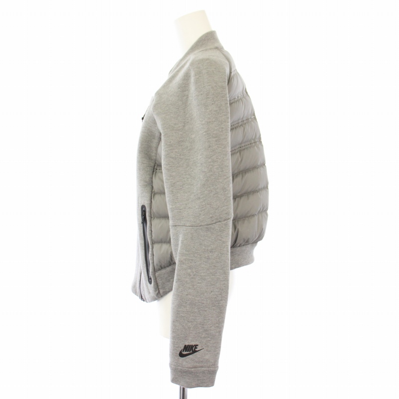 ナイキ NIKE AEROLOFT MOTO ダウンジャケット ブルゾン L グレー