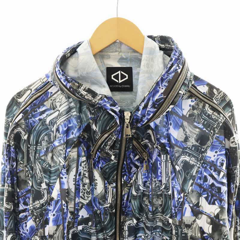 ACUOD by CHANU ジップ長袖カットソー