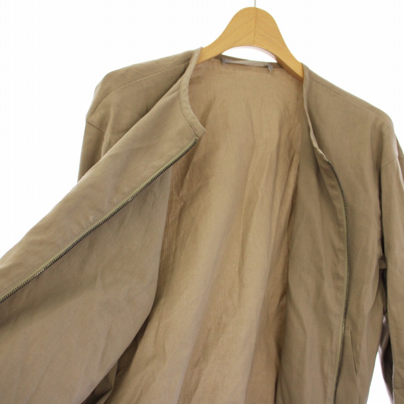24SS✨セオリーリュクス KATIA CRISP LINEN ブラウン系 38 セオリーリュクス theory luxe 24SS Crisp Linen Katia ノー