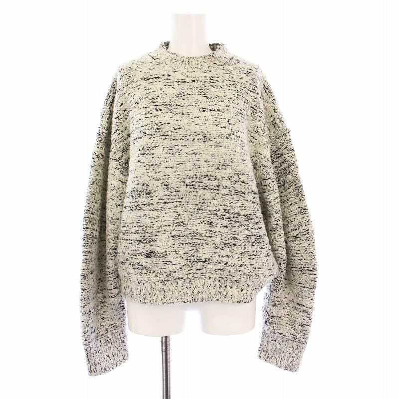 シティショップ CITY SHOP 24AW GOMASIO ニット セーター 長袖 モックネック ボックスシルエット グレー 24080042302030 レディース シティショップ CITY SHOP 24AW GOMASIO ニット セーター 長袖