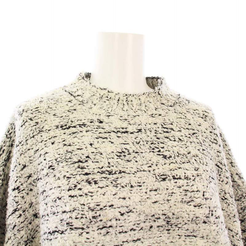 シティショップ CITY SHOP 24AW GOMASIO ニット セーター 長袖 モックネック ボックスシルエット グレー 24080042302030 レディース シティショップ CITY SHOP 24AW GOMASIO ニット セーター 長袖