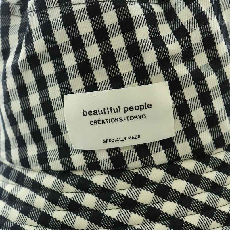beautiful people バケットハット 黒 beautiful people ハット 黒