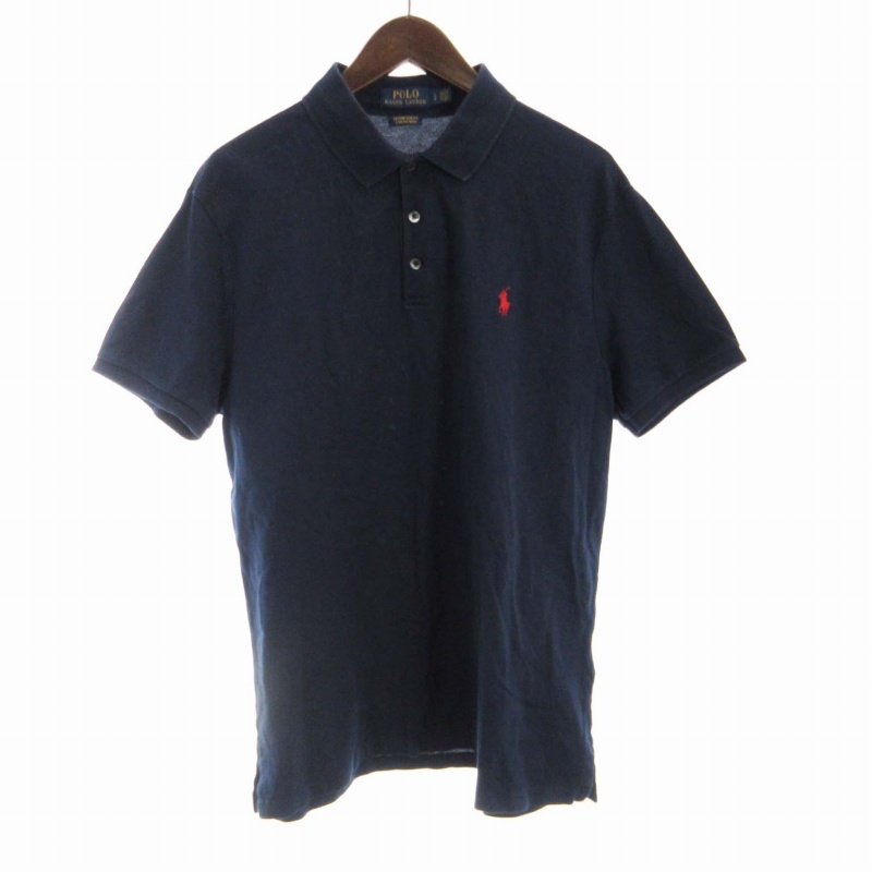 ポロ ラルフローレン POLO RALPH LAUREN ポロシャツロゴ 刺繍 半袖 L 