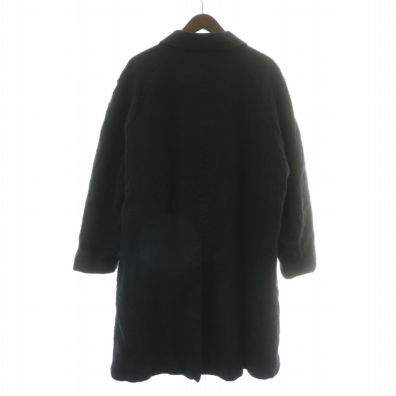 24AW コムデギャルソンオム ウールサージ 製品縮絨 ステンカラーコート