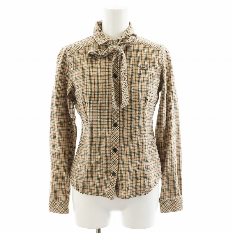 バーバリーブルーレーベル BURBERRY BLUE LABEL シャツ ブラウス 長袖 