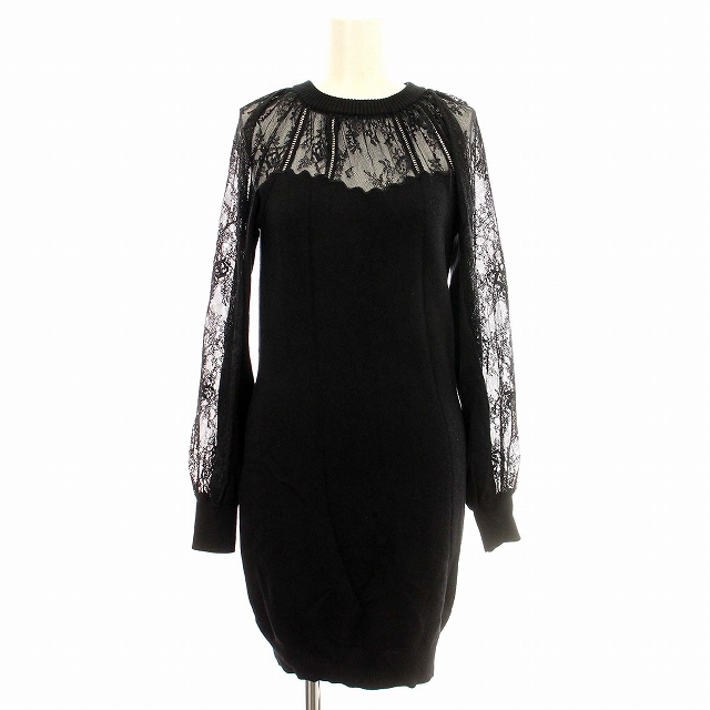スナイデル SNIDEL 23AW レースドッキングニットワンピース SWNO235023 