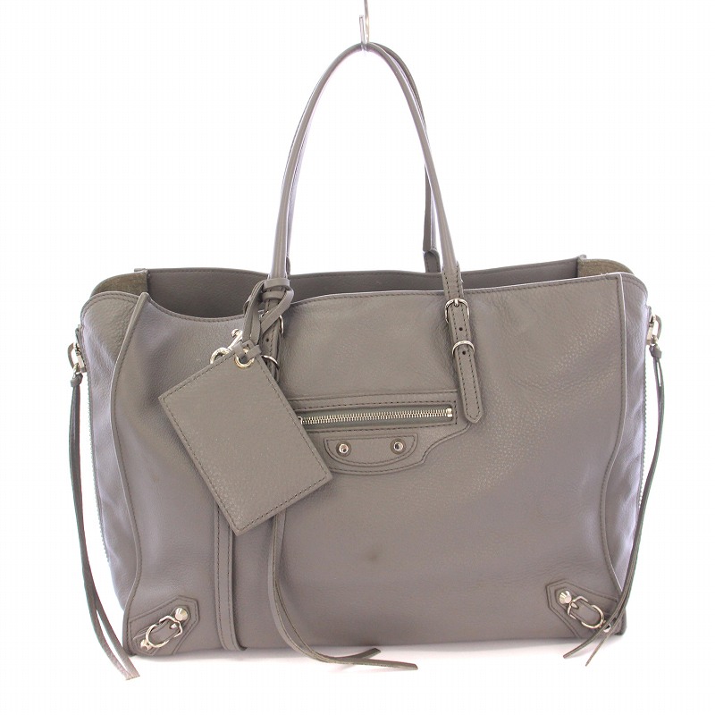 バレンシアガ BALENCIAGA ペーパーB4 ジップアラウンド 2WAY トート 