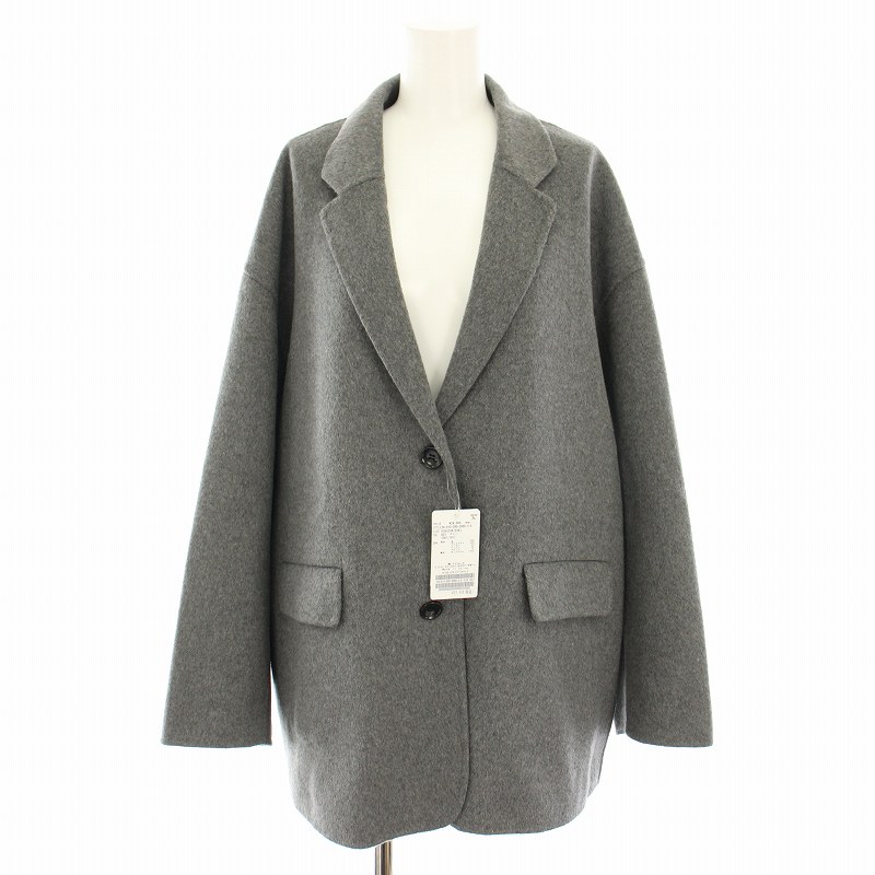 【1度着用のみ美品】 スピックアンドスパン ダブルテーラードジャケット 24AW 未使用品 スピック&スパン Spick&Span 24AW ウールミックス