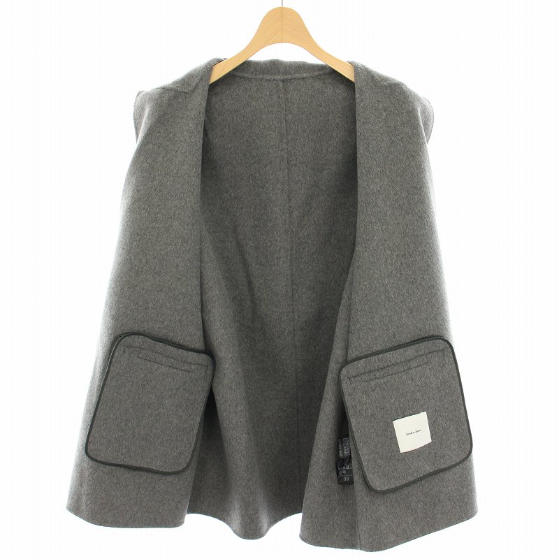 スピック&スパン 24AW ウールミックスリバージャケット 未使用品 スピック&スパン Spick&Span 24AW ウールミックス