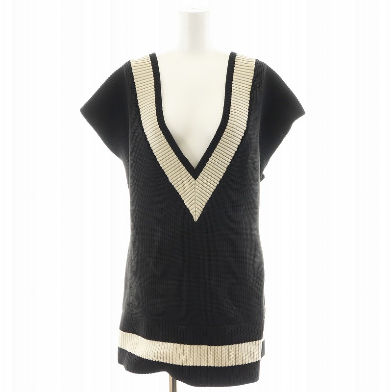 専用LE PHIL ルフィル ヴィスニットベストラインニットジレ ルフィル